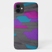Modern Abstract geometrisch stijlvol patroon Case-Mate iPhone Case (Achterkant)