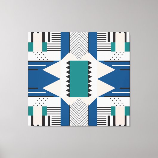 Modern Abstract: geometrische naadloze stijl Canvas Afdruk (Voorkant)