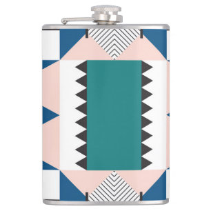Modern Abstract: geometrische naadloze stijl Heupfles