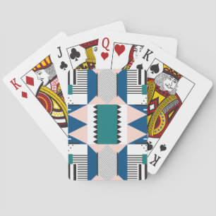 Modern Abstract: geometrische naadloze stijl Pokerkaarten