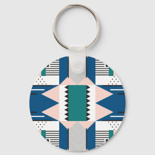 Modern Abstract: geometrische naadloze stijl Sleutelhanger