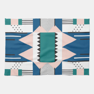 Modern Abstract: geometrische naadloze stijl Theedoek