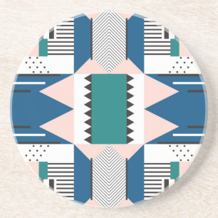 Modern Abstract: geometrische naadloze stijl Zandsteen Onderzetter