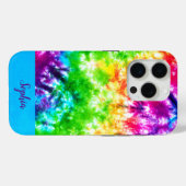MODERN ABSTRACT GEPERSONALISEERD STROPDAS-DYE ONTW Case-Mate iPhone CASE (Achterkant (horizontaal))