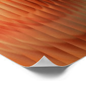 Modern Abstract Geribbeld glas сkleurrijke gradiën Poster (Hoek)