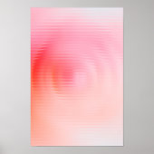 Modern Abstract Geribbeld glas сkleurrijke gradiën Poster (Voorkant)