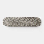 Modern Abstract gestreepte gestreepte slangenpatro Persoonlijk Skateboard (Horizontaal)