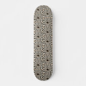 Modern Abstract gestreepte gestreepte slangenpatro Persoonlijk Skateboard (Voorkant)