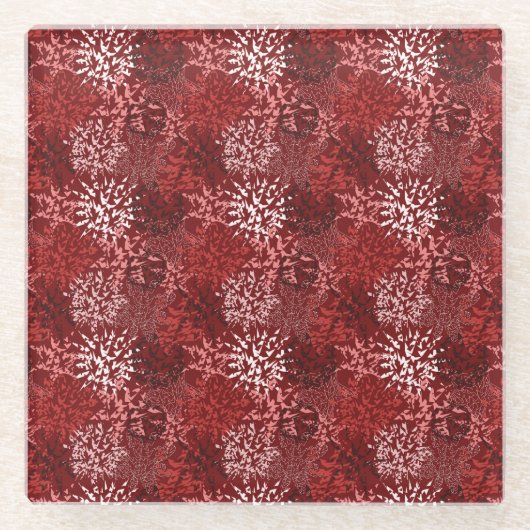 Modern Abstract Glazen Onderzetter (Voorkant)