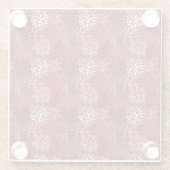 Modern Abstract Glazen Onderzetter (Achterkant)