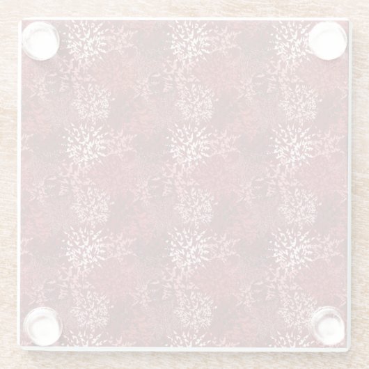 Modern Abstract Glazen Onderzetter (Achterkant)