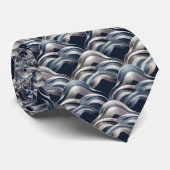 Modern Abstract Golfpatroon Stropdas (Opgerold)