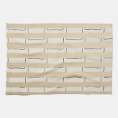 Modern abstract goud theedoek (Horizontaal)