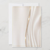 Modern Abstract gouden bruiloft Kaart (Achterkant)