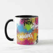Modern Abstract Graffiti Art Personalized Gift Mug Mok (Links)
