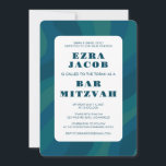 Modern Abstract Groen Blauw Custom Bar Mitzvah Kaart<br><div class="desc">Perfecte kaart om een vleermuis mitswa, bar mitswa of andere joodse viering aan te kondigen! Hand gemaakte kunst voor jou. VOLLEDIG ! Klik op "Personaliseren" hierboven om de tekst te bewerken. Klik op "bewerken met ontwerpgereedschap" om de lettertypen, kleuren en plaatsingen aan te passen en om het ontwerp aan de...</div>