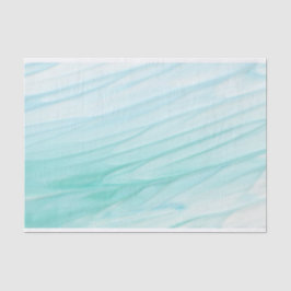 Modern Abstract Groen Ombre Waterverf Patroon Tissuepapier