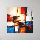 Modern Abstract: handgemaakt kunstenaarschap Canvas Afdruk (Voorkant)