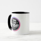 Modern Abstract Happy 50th Birthday Mok (Voorkant links)