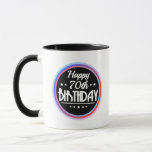 Modern Abstract Happy 70th Birthday Mok<br><div class="desc">Modern Abstract Happy 70th Birthday. 70th birthday gift for women and men who are young at heart and still look good. 70th Birthday Gift idea for father, mother, husband, wife, brother or sister. Funny gift for all who look better than ever. Get this for your friend or familiy member who...</div>