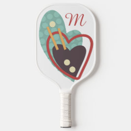 MODERN ABSTRACT "HEART" ONTWERPPKLEBALPADDLE PICKLEBALL PADDLE