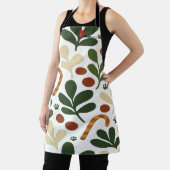 Modern Abstract Holly & Paw Print Pattern Christma Schort (Insitu)