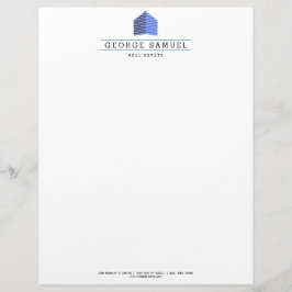 Modern Abstract Home Logo Realtor Briefhoofd