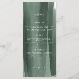 Modern Abstract huwelijk | Menu