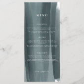 Modern Abstract huwelijk | Menu (Voorkant)