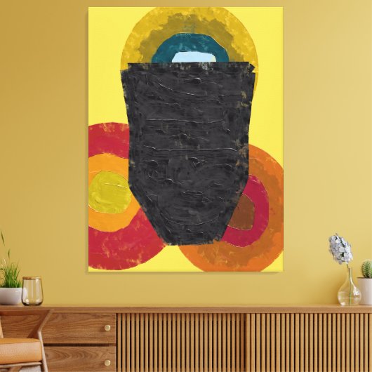 Modern Abstract Identity Concept  Canvas Afdruk (Insitu (Woonkamer))