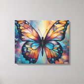 Modern Abstract ingewikkeld wervelvlinderontwerp Canvas Afdruk (Voorkant)