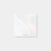 Modern Abstract iriserend bericht merkt het op Post-it® Notes (Voorkant)