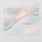 Modern Abstract iriserend Briefkaart (Voorkant)