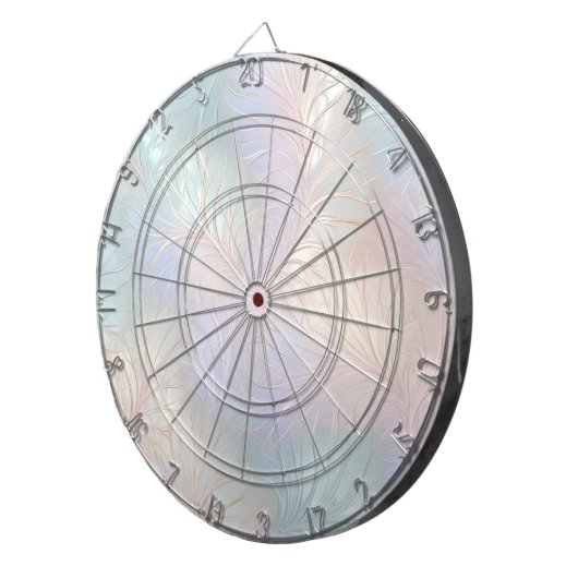Modern Abstract iriserend dartbord (Voorkant Rechts)