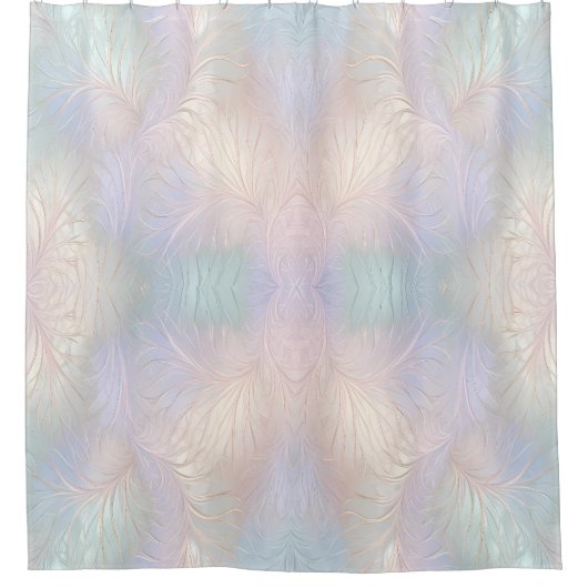 Modern Abstract iriserend douchegordijn (Voorkant)