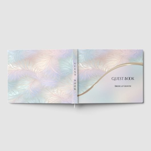 Modern Abstract iriserend gastenboek (Volledig)