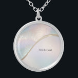 Modern Abstract iriserend Ketting<br><div class="desc">Mooi modern Abstract iriserend Ketting</div>
