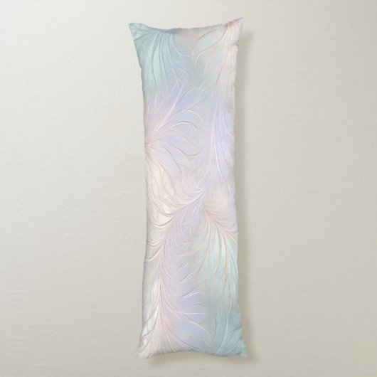 Modern Abstract iriserend lichaamskussen (Achterkant (Verticaal))