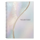 Modern Abstract iriserend Notitieboek (Voorkant)