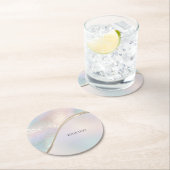 Modern Abstract iriserend papier Onderzetter (Insitu)