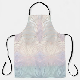 Modern Abstract iriserend Schort