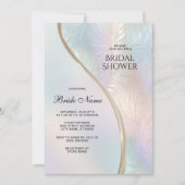 Modern Abstract iriserend Vrijgezellenfeest Kaart (Voorkant)