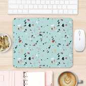 Modern Abstract Italiaans Terrazzo Naadloos Patroo Muismat