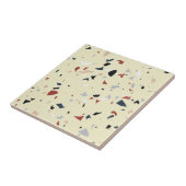 Modern Abstract Italiaans Terrazzo Naadloos Patroo Tegeltje (Zijkant)