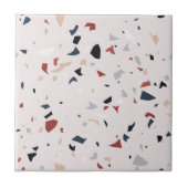 Modern Abstract Italiaans Terrazzo Naadloos Patroo Tegeltje (Voorkant)