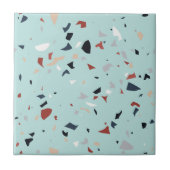 Modern Abstract Italiaans Terrazzo Naadloos Patroo Tegeltje (Voorkant)