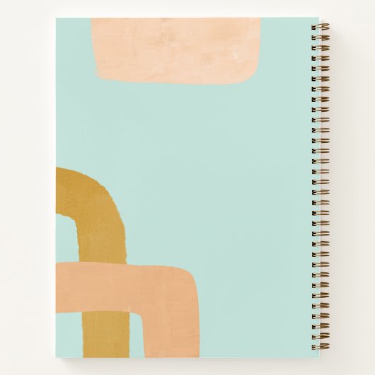 Modern Abstract Kamerplant Garden Journal Notitieboek (Achterkant)