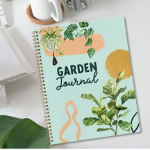 Modern Abstract Kamerplant Garden Journal