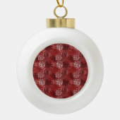 Modern Abstract Keramische Bal Ornament (Voorkant)