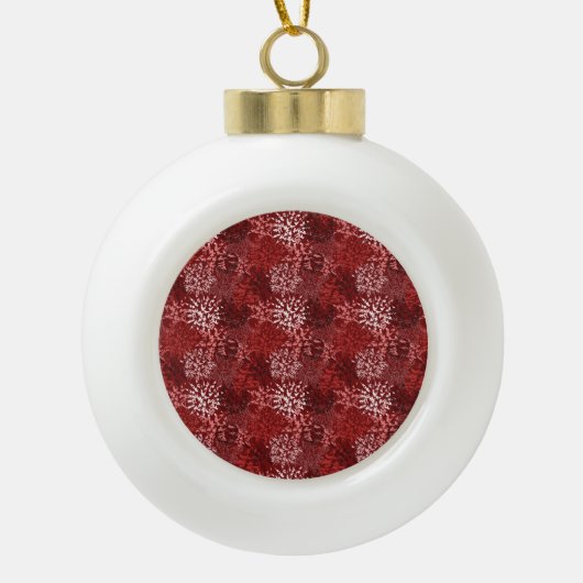 Modern Abstract Keramische Bal Ornament (Voorkant)